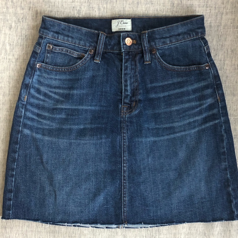 J Crew Denim Jean Skirt